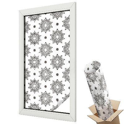 Fólie na okna aby nebylo vidět dovnitř Klasické rozety