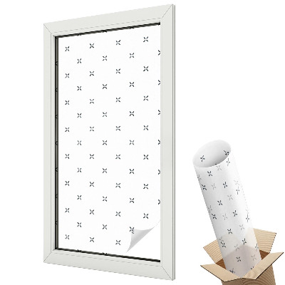 Okenní fólie Geometrické kříže