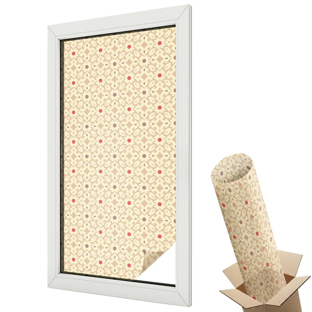 Okenní fólie Květinové vzory