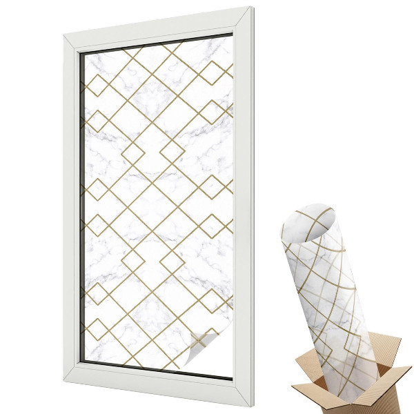 Fólie na okna aby nebylo vidět dovnitř Geometrické linie