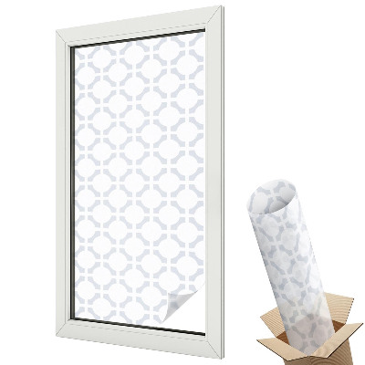 Protipohledová fólie na okna Geometrická elegance