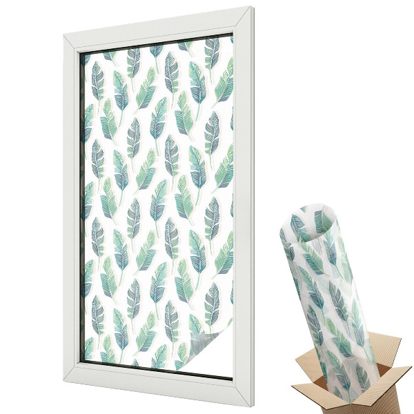 Protipohledová fólie na okna Tropické listy