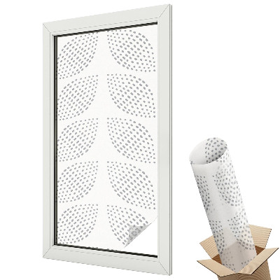 Fólie na okna proti slunci Tečkované listy