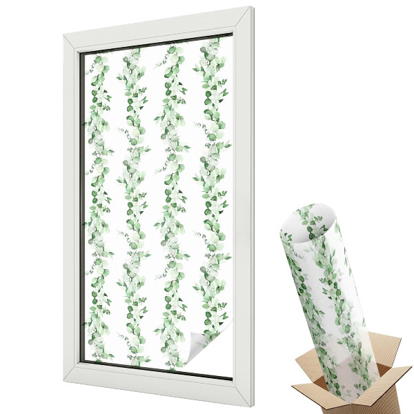 Fólie na okna aby nebylo vidět dovnitř Zelené girlandy