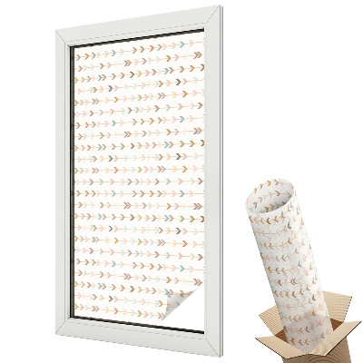 Fólie na okna proti slunci Vzor šipky