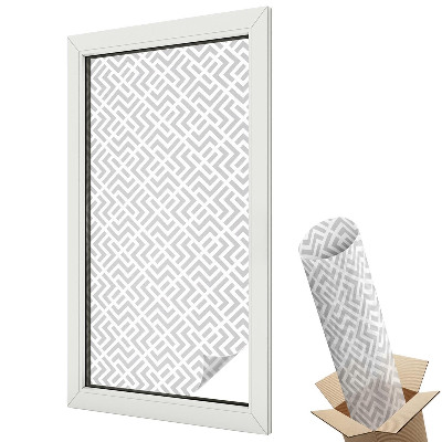 Protipohledová fólie na okna Geometrická elegance