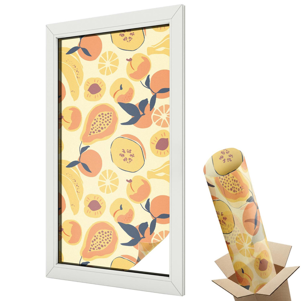 Fólie na okna proti slunci Šťavnaté ovoce