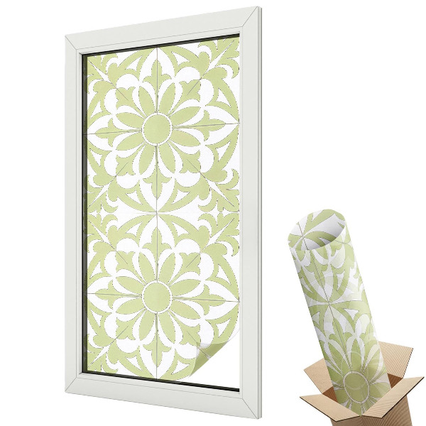 Protipohledová fólie na okna Zelená ozdoba