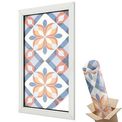 Okenní fólie Barevná symetrie