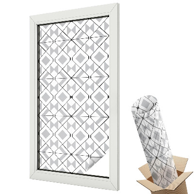 Protipohledová fólie na okna Geometrické vzory