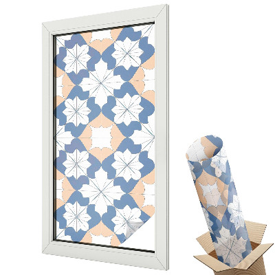 Protipohledová fólie na okna Symetrické vzory