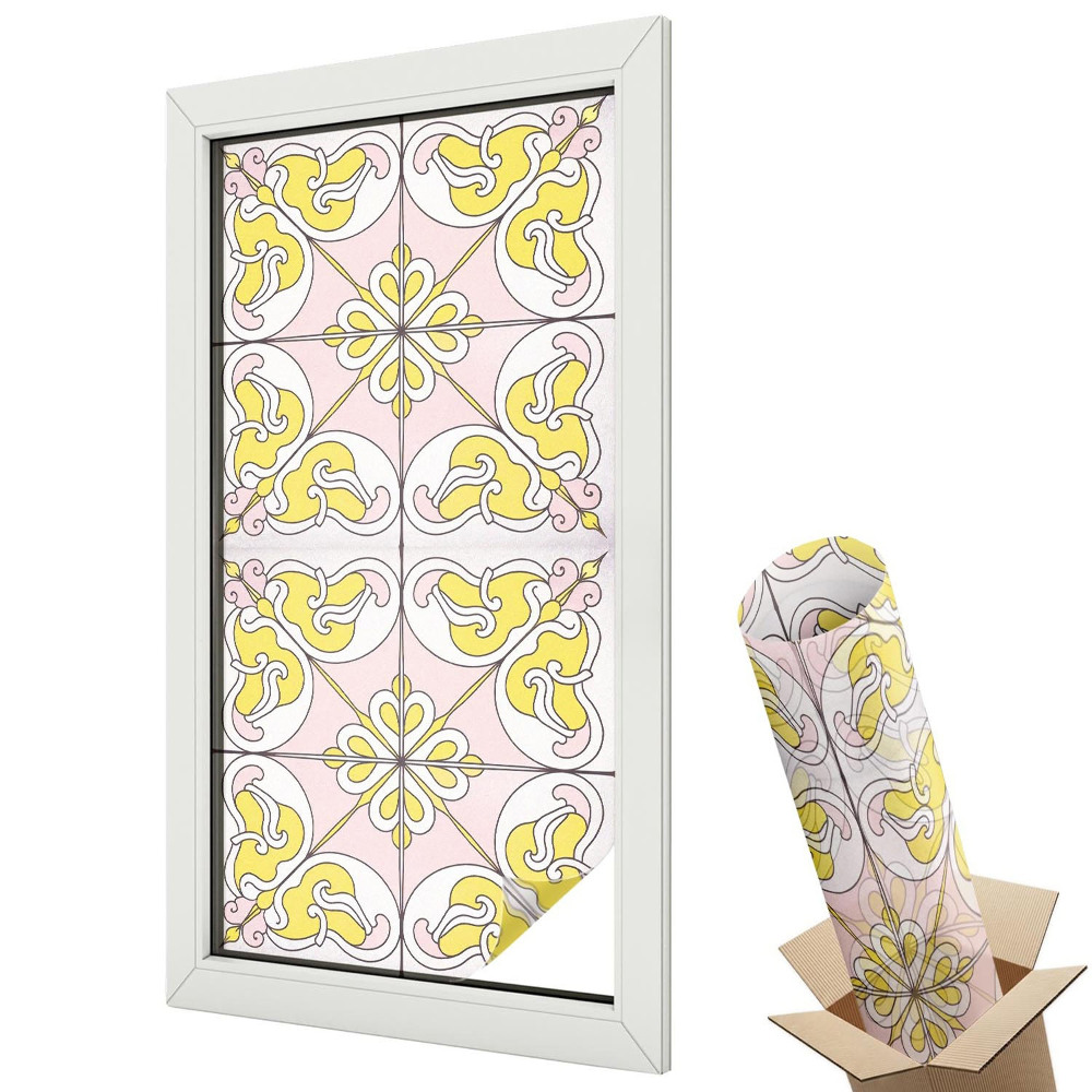 Okenní fólie Abstraktní květiny