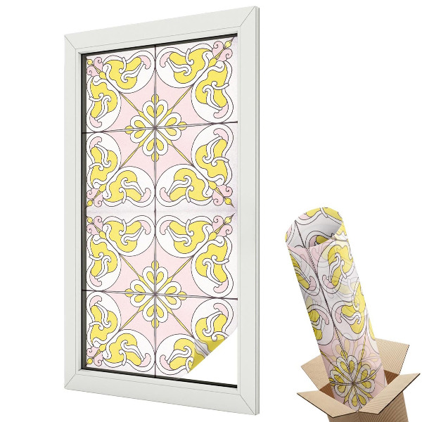 Okenní fólie Abstraktní květiny