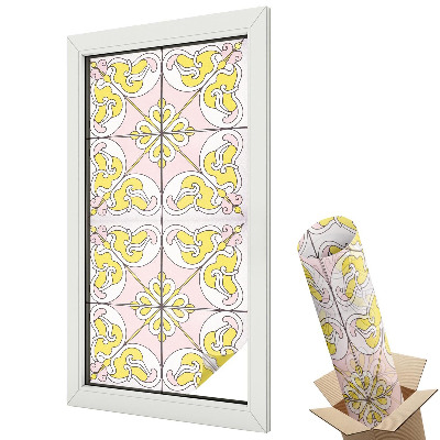 Okenní fólie Abstraktní květiny