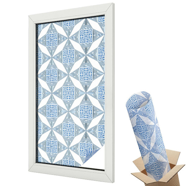 Okenní fólie Geometrické bludiště