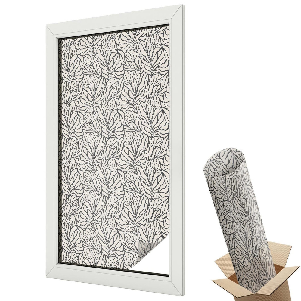 Fólie na okna aby nebylo vidět dovnitř Listy květy