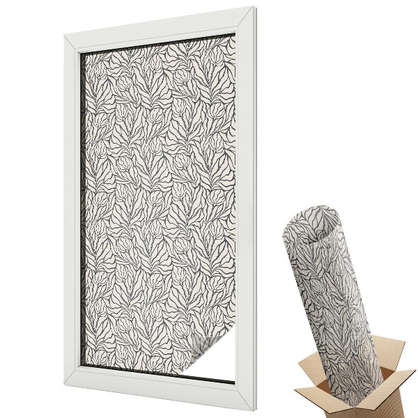 Fólie na okna aby nebylo vidět dovnitř Listy květy