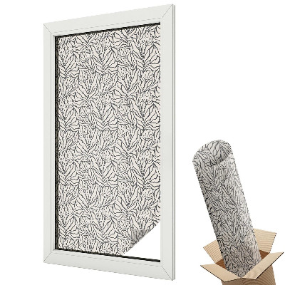 Fólie na okna aby nebylo vidět dovnitř Listy květy