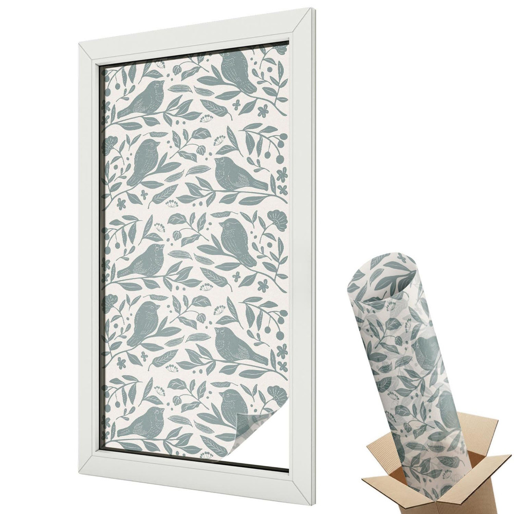 Protipohledová fólie na okna Ptačí motiv