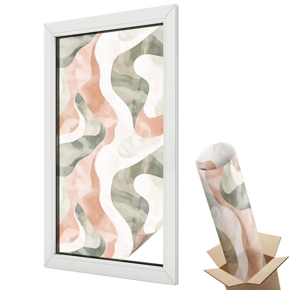 Fólie na okna proti slunci Barevné vlny