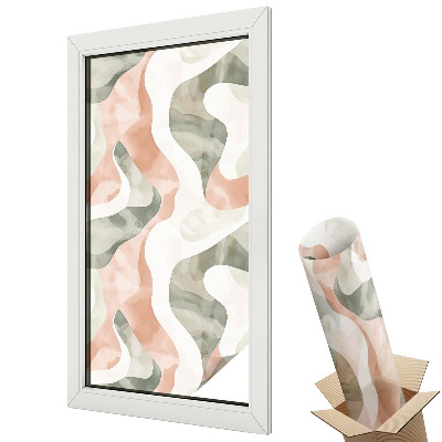 Fólie na okna proti slunci Barevné vlny