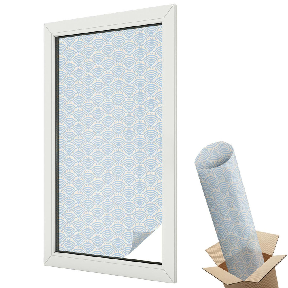 Protipohledová fólie na okna Japonské vlny