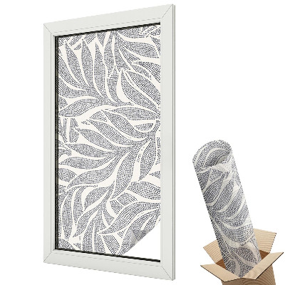 Okenní fólie Kapky listů