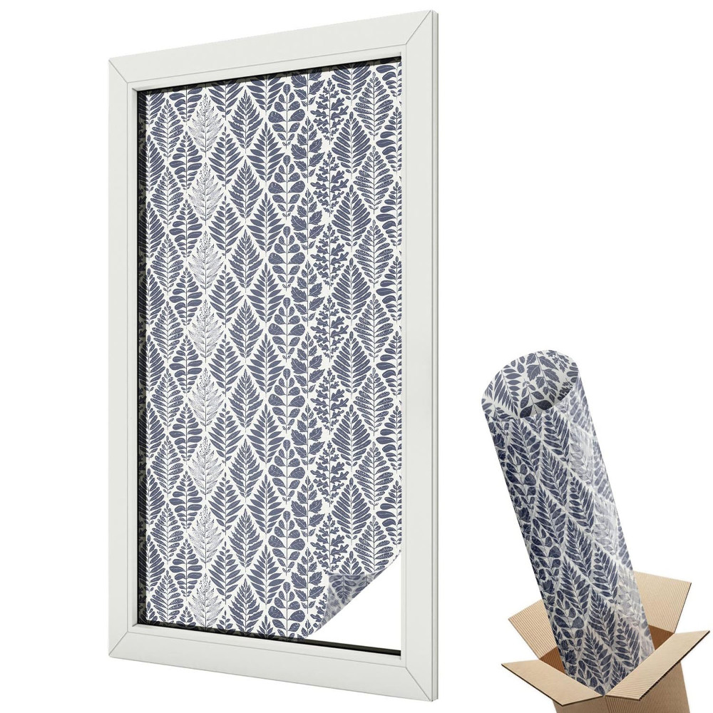 Okenní fólie Vzorované listy