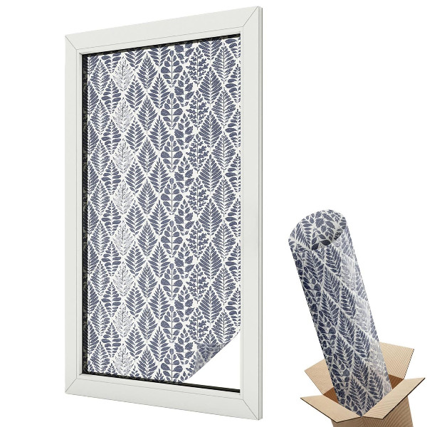 Okenní fólie Vzorované listy