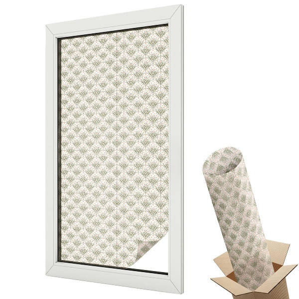 Protipohledová fólie na okna Rostlinné ozdoby