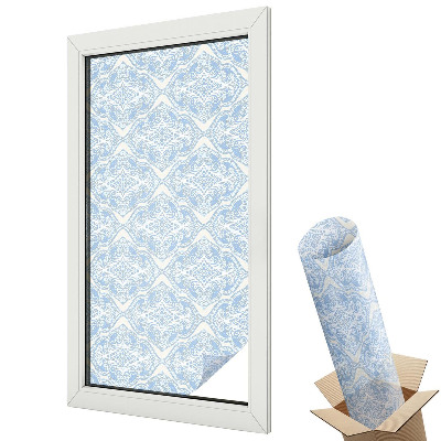 Protipohledová fólie na okna Květinový ornament