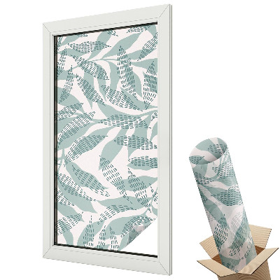 Fólie na okna proti slunci Zelené listy