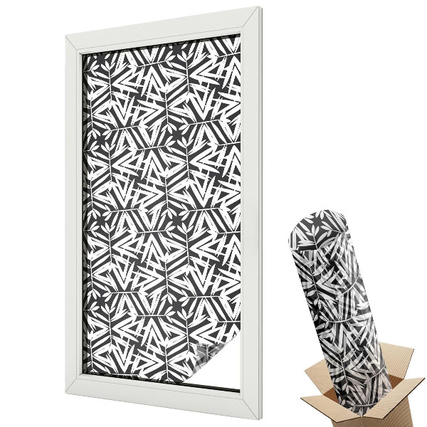 Fólie na okna aby nebylo vidět dovnitř Geometrické listy