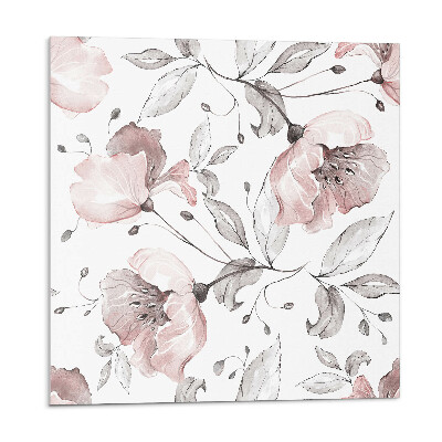 Pvc obklady Květinový vzor akvarel