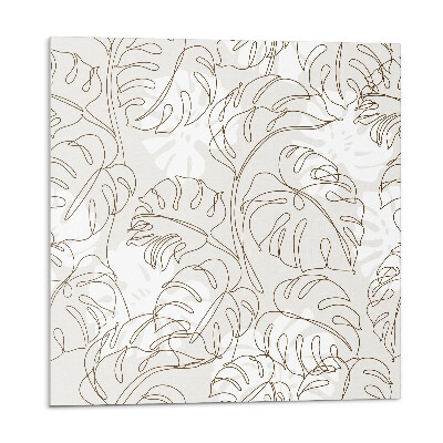 Pvc obklady Vzor listů v řadě