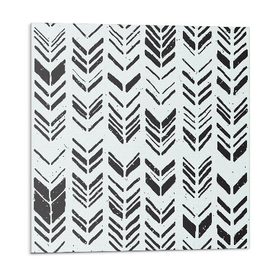 Samolepící podlahové čtverce Šipky v řadě vzoru