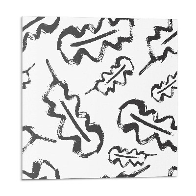 Samolepící dlaždice Stylizované listy na pozadí