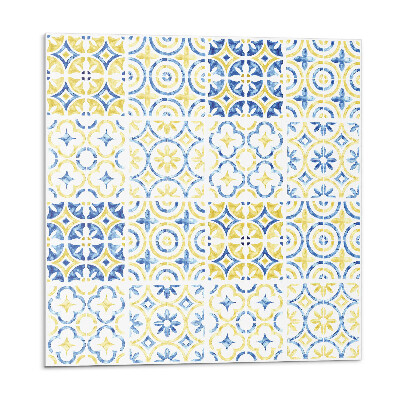 Samolepící podlahové čtverce Mozaikový vzor s ornamenty