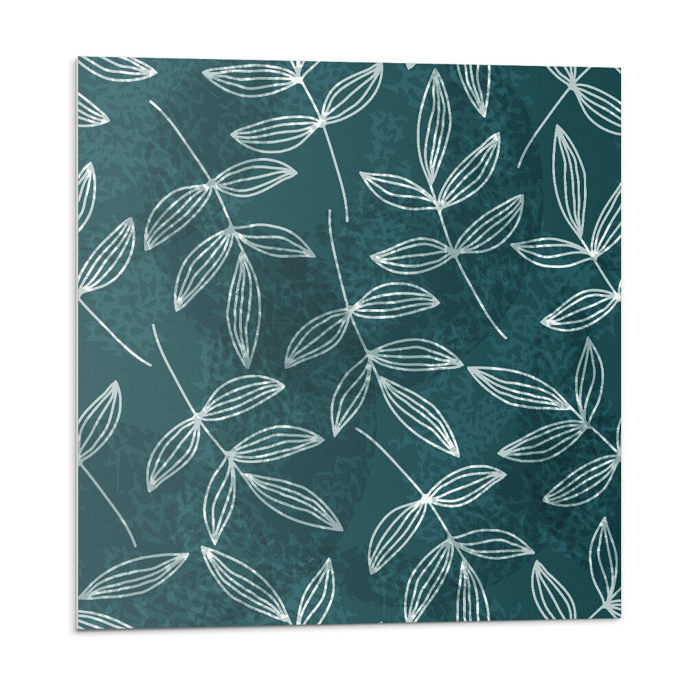 Samolepící podlahové čtverce Listy na texturu pozadí