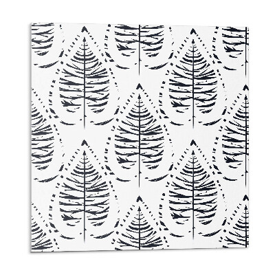 Samolepící dlaždice Vzor listů v rytmu