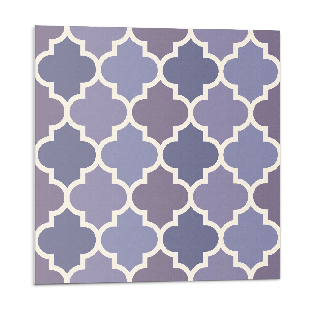 Samolepící podlahové čtverce Geometrický vzor s motivem