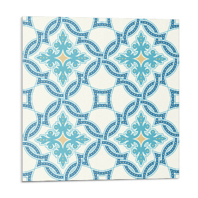 Samolepící podlahové čtverce Vzor ve stylu arabesky