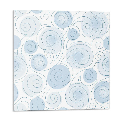 Samolepící podlahové čtverce Spirálové a vlnové vzory