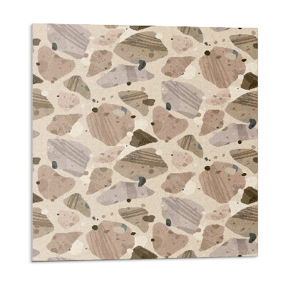 Samolepící podlahové čtverce Abstraktní kamenné tvary