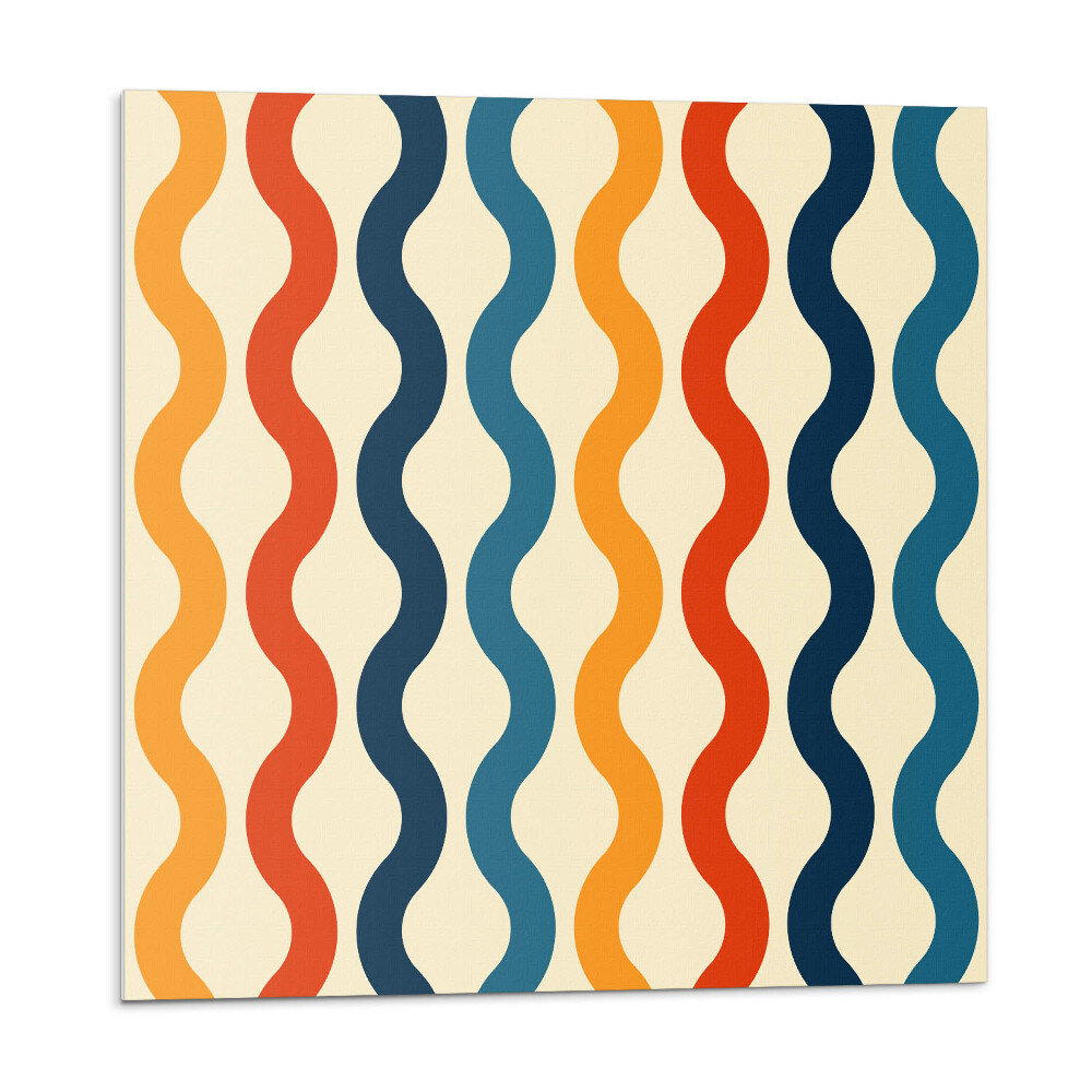 Samolepící dlaždice Vlny v rytmickém vzoru