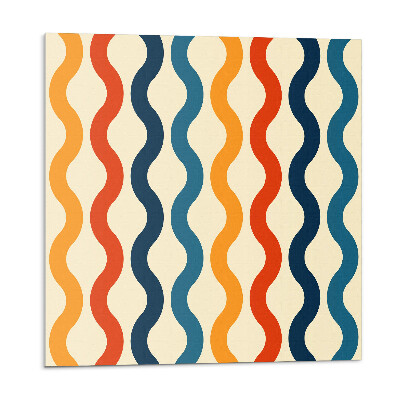 Samolepící dlaždice Vlny v rytmickém vzoru