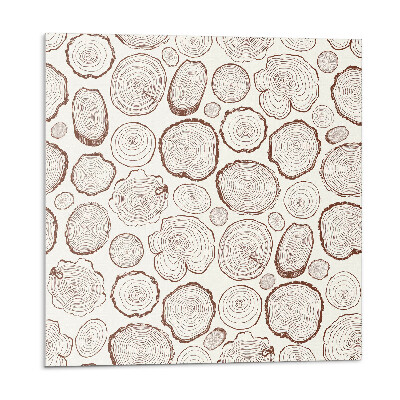 Samolepící podlahové čtverce Vzory kmenů stromů v pozadí