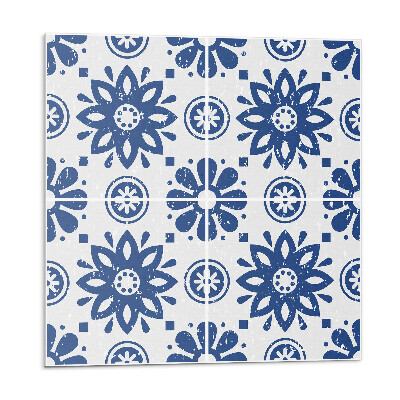 Samolepící podlahové čtverce Květinový vzor na pozadí