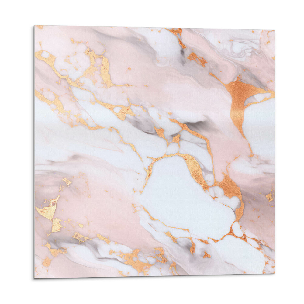 Samolepící podlahové čtverce Mramorový vzor s akcenty