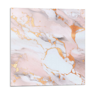 Samolepící podlahové čtverce Mramorový vzor s akcenty